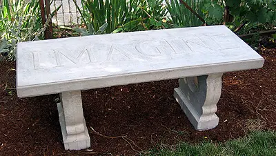 Concrete Benches on Concrete Benches   Learn About The Different Styles Of Concrete Garden