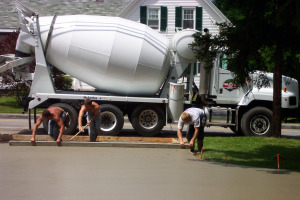 concrete driveway