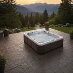 Can my concrete slab hold a hot tub