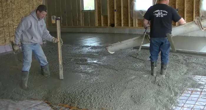 how to pour a concrete floor 5