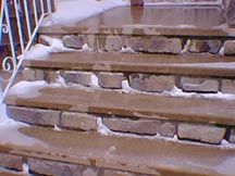 heated prefab concrete steps