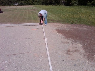 forming a concrete slab forming a concrete slab