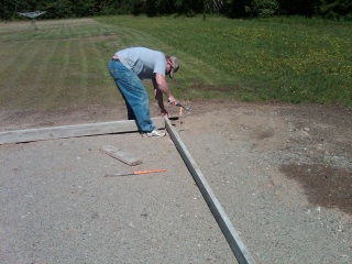 forming a concrete slab forming a concrete slab