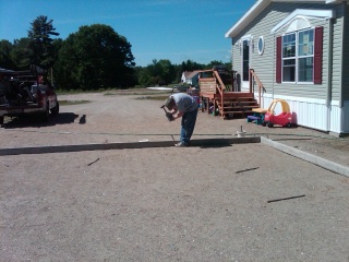 forming a concrete slab forming a concrete slab