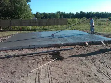 Pouring A Concrete Slab How To Pour A Concrete Slab From Start To Finish