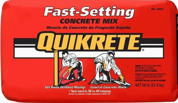 Fast Setting Concrete Mix Recipe Ingredients Mix Design