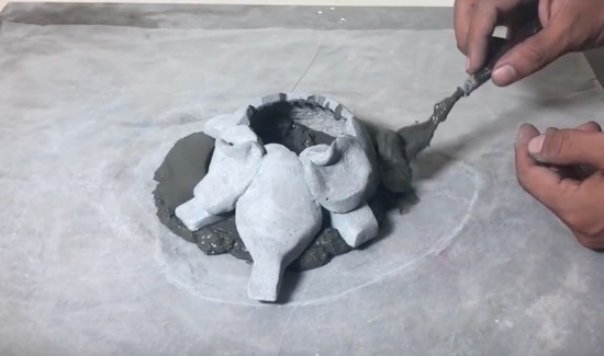 DIY Concrete Planter