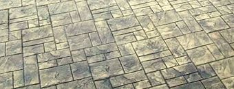 Ashlar slate stamp pattern