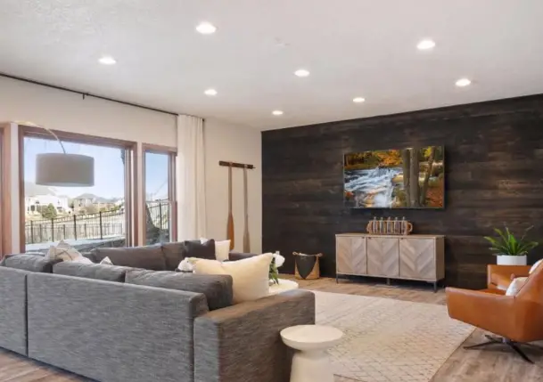 how to cover basement walls 7 weathered wood