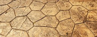 Random stone stamp pattern