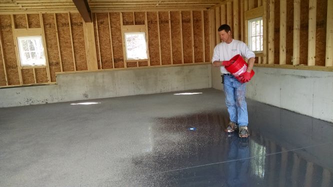 do it yourself epoxy flake garage floor