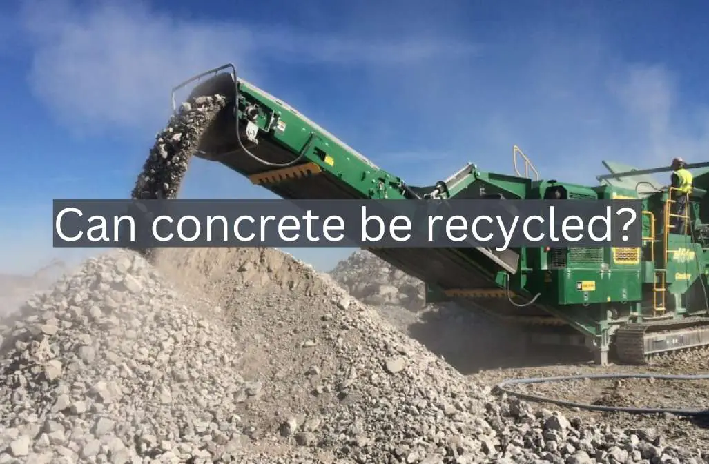 can concrete be recycled