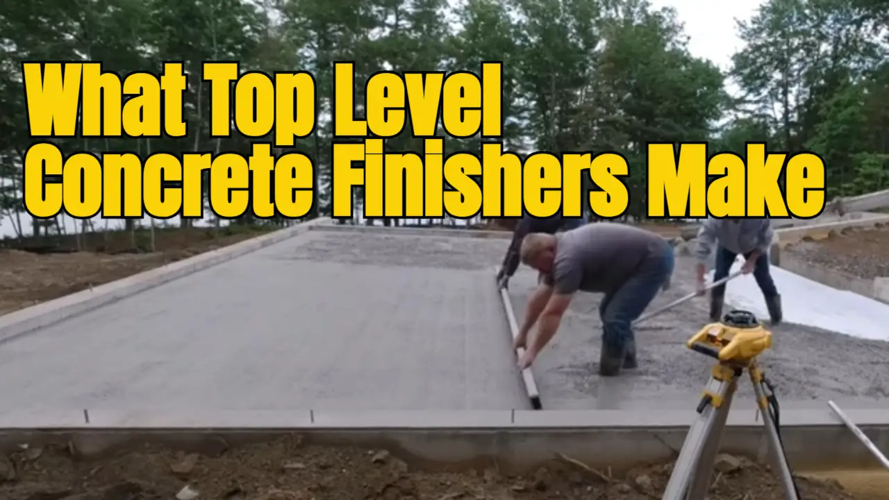 Can you make 100000 a year as a concrete finisher