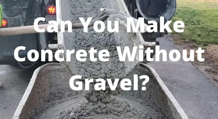 concrete without gravel