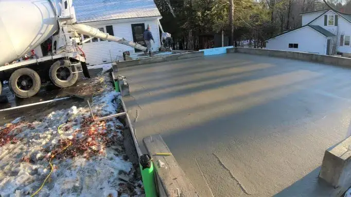 Can you pour concrete in the winter can you pour concrete in the winter