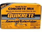 Concrete bags calculator