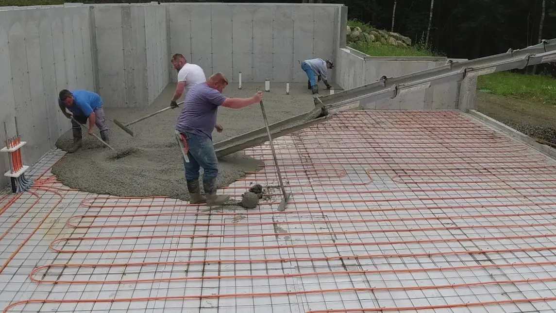 radiant heat floor pic