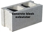 Concrete block calculator