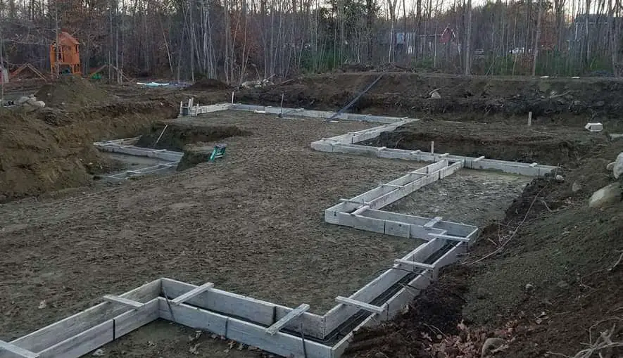 concrete footings