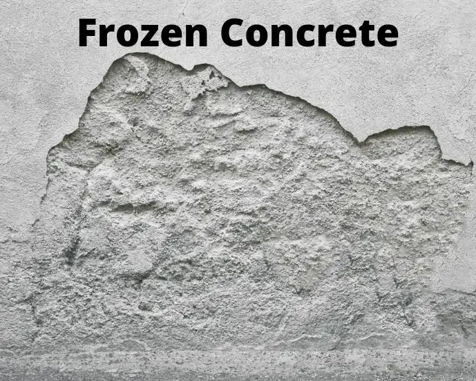 what happens when concrete freezes