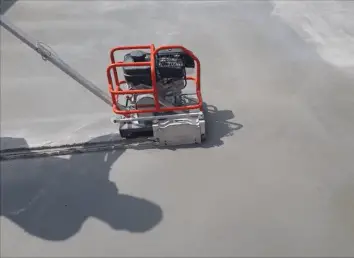 Early entry concrete saw