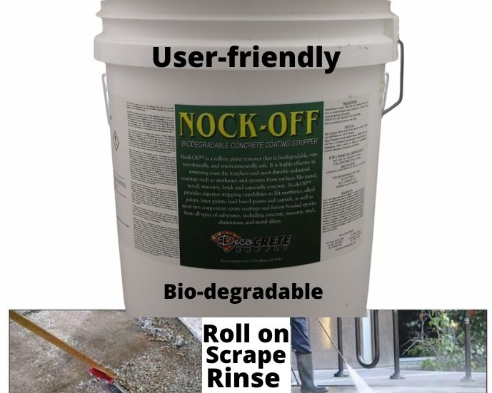 How to remove concrete sealer