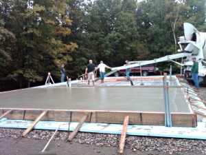 Learn how to install a concrete slab