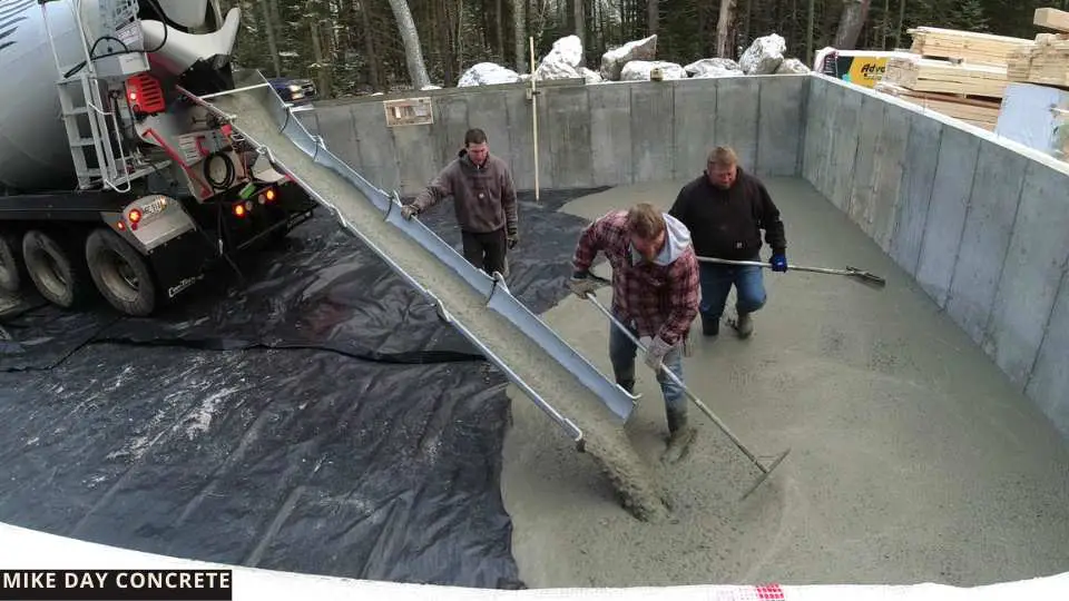 how far can a concrete truck reach 8