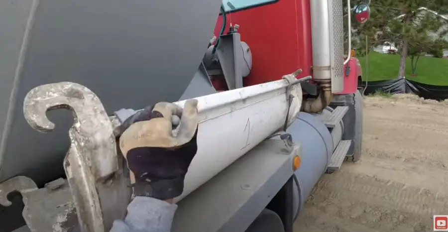 how far can a concrete truck reach 4