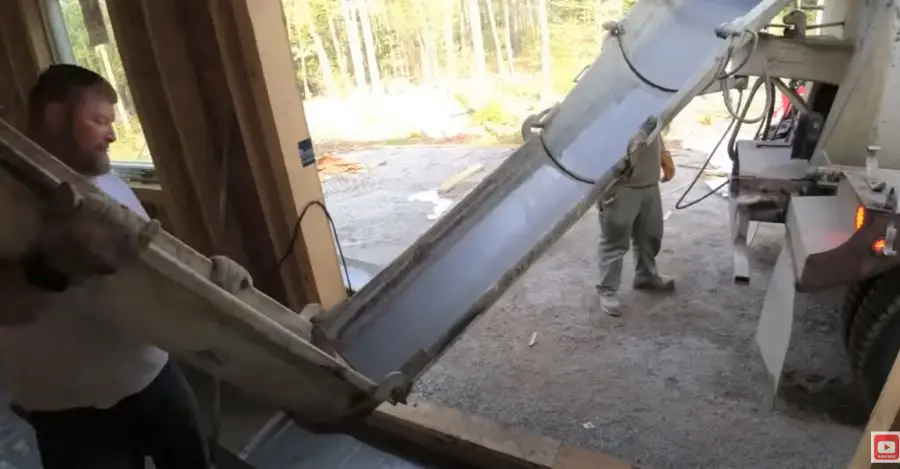 how far can a concrete truck reach 5