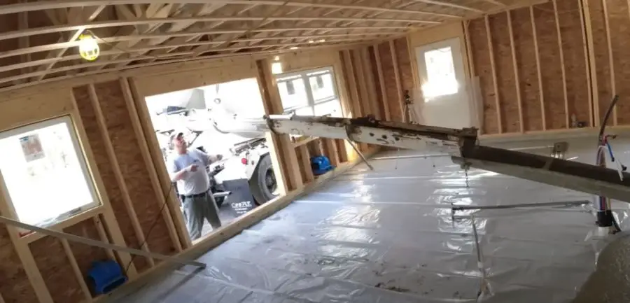 how far can a concrete truck reach 7