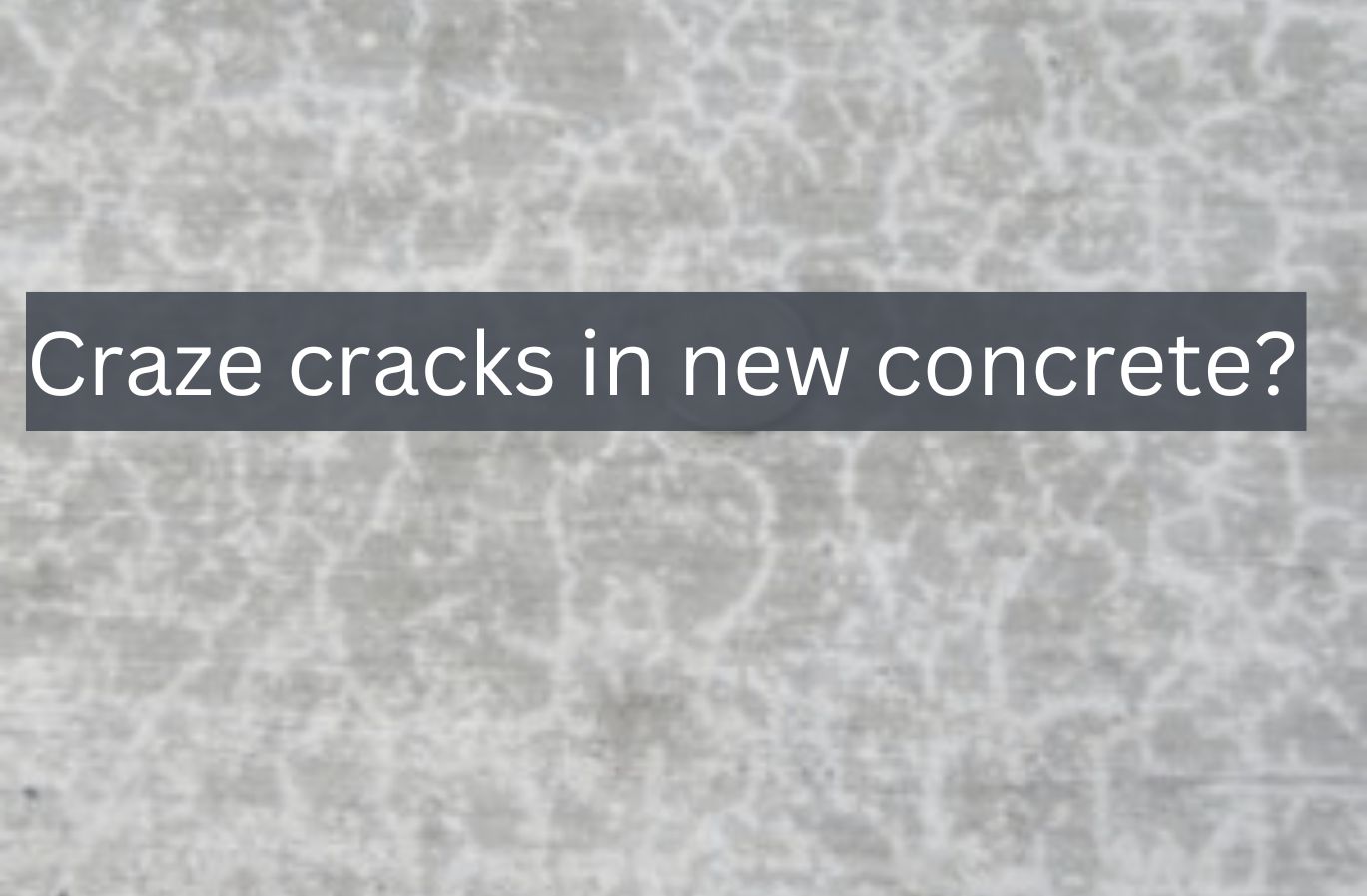 craze cracks in dry cement surface