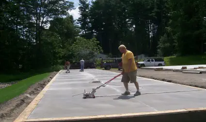 Saw cutting concrete contraction joints