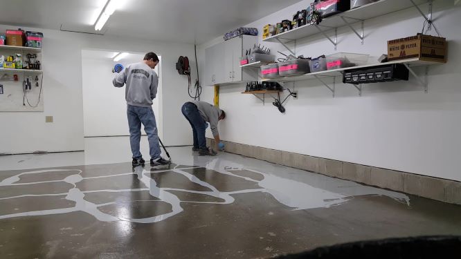 diy epoxy garage floor