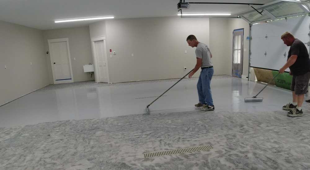 diy epoxy garage floor 1