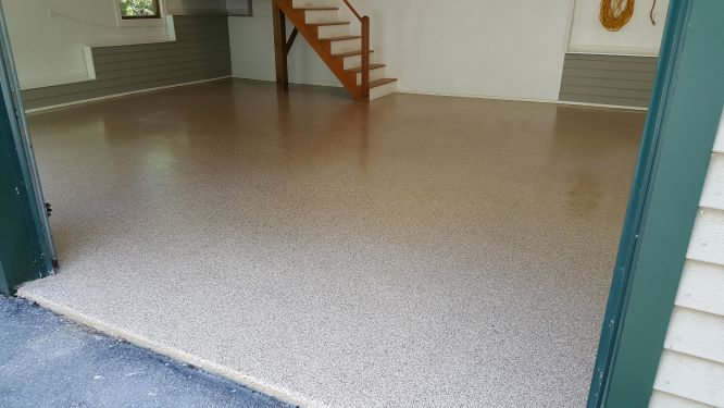 Diy epoxy flake garage floor coating tutorial