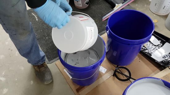 Paint a concrete floor