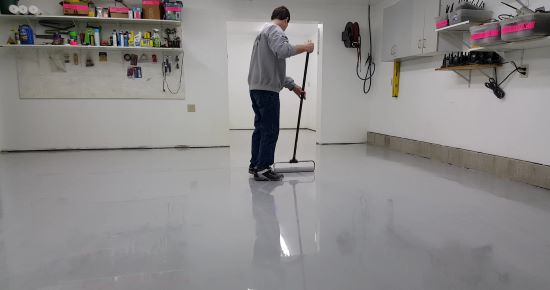 How to paint a concrete floor