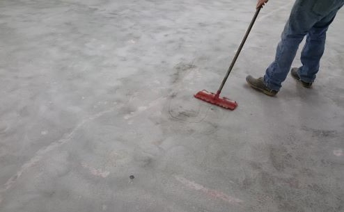 Paint a concrete floor