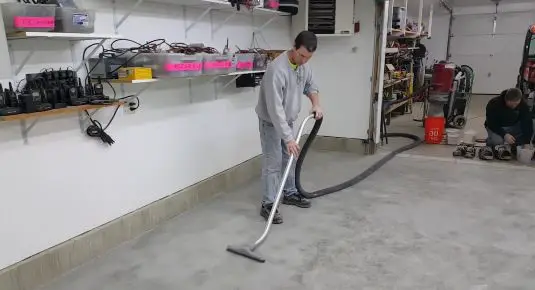 Paint a concrete floor