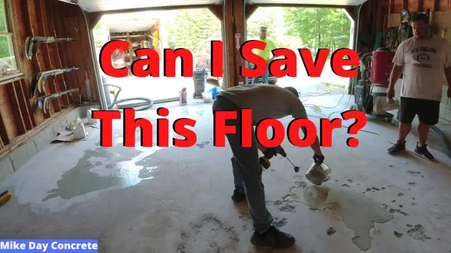 how to fix spalled concrete with an epoxy coating