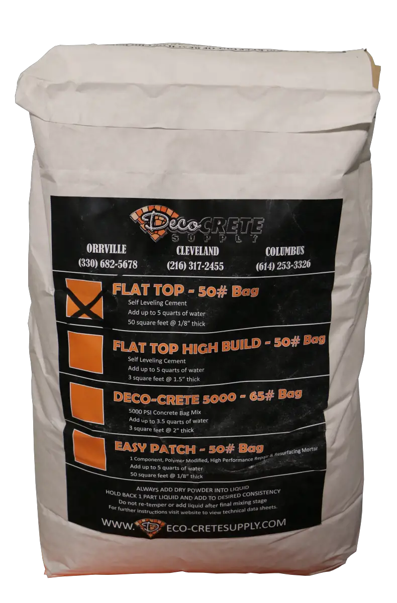 self leveling overlay mix