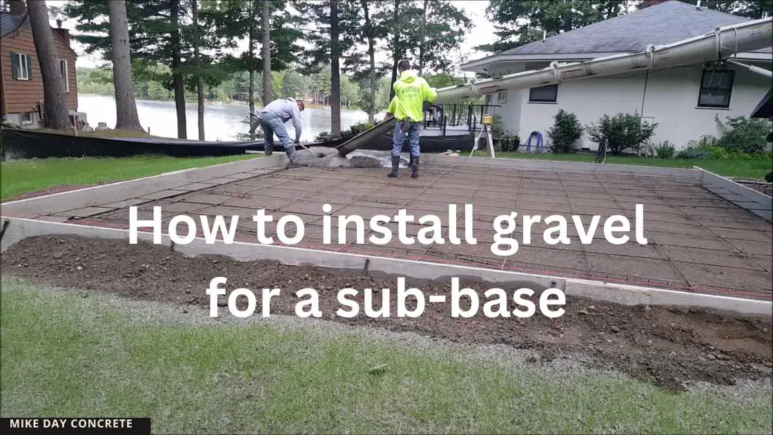 YES! You Need Gravel Under Concrete Here's Why and How Much