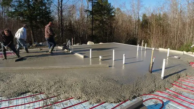 heated concrete floor cost