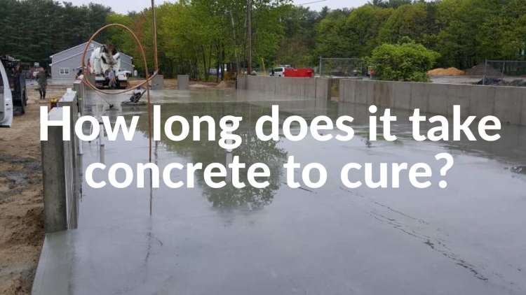 how long does it take concrete to cure 3