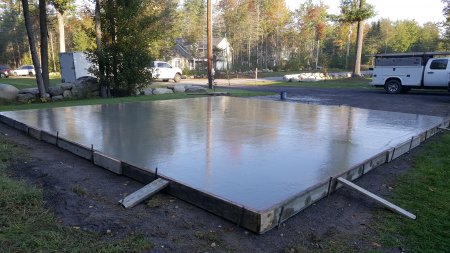 How much does a 30' x 30' concrete slab cost, My actual slab prices.