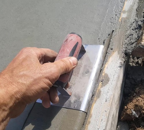 Flat Concrete edging tool