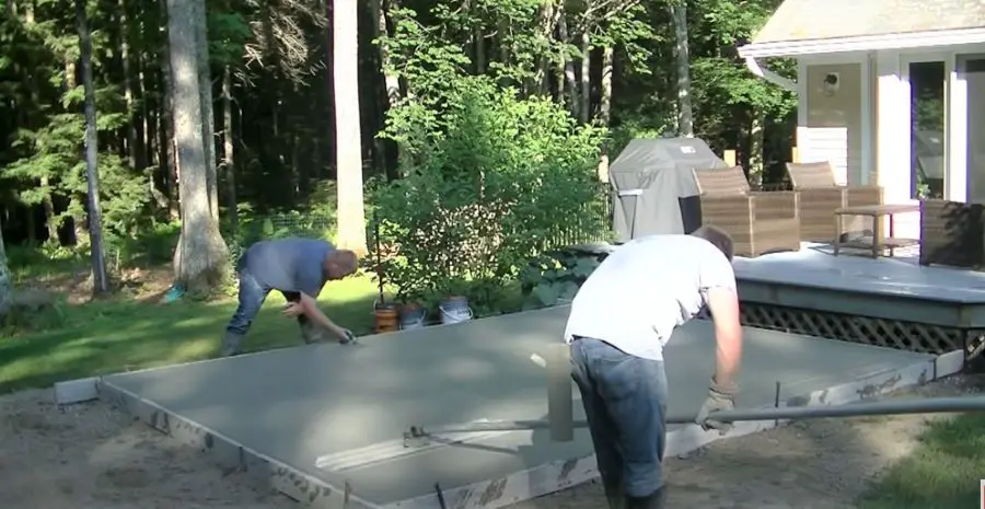 float the surface smooth