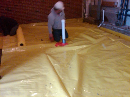 Concrete Vapor Barrier Thickness How, How To Put Down A Vapor Barrier For Flooring