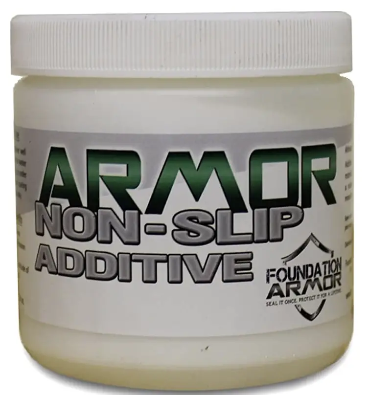 Foundation Armor's Fine Non-Slip Additive for Slip Resistance